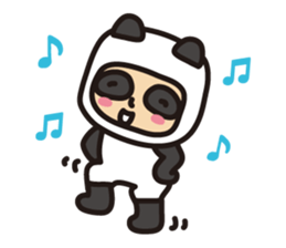 "Panda boy" sticker #14413792