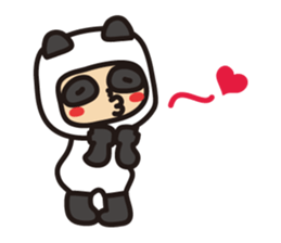 "Panda boy" sticker #14413793