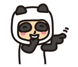 "Panda boy" sticker #14413794