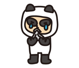"Panda boy" sticker #14413795