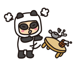 "Panda boy" sticker #14413796