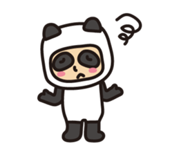 "Panda boy" sticker #14413801