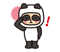 "Panda boy" sticker #14413808