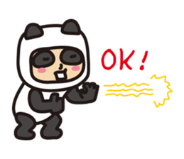 "Panda boy" sticker #14413811