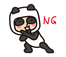 "Panda boy" sticker #14413812