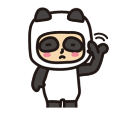 "Panda boy" sticker #14413813