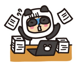 "Panda boy" sticker #14413818