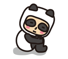 "Panda boy" sticker #14413826
