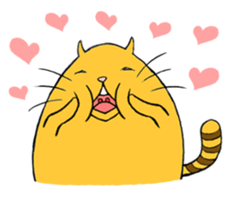 curvy cat Kimaru 2 sticker #14414643