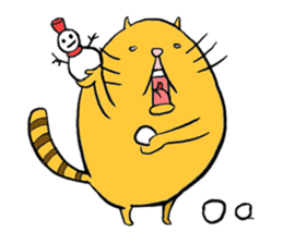 curvy cat Kimaru 2 sticker #14414648