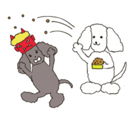 The three dogs 2 sticker #14414908