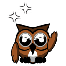 Lucky Owl Sticker sticker #14415242