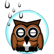 Lucky Owl Sticker sticker #14415258