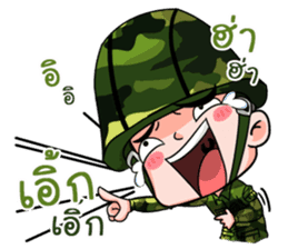 Thai Soldier1 sticker #14415264