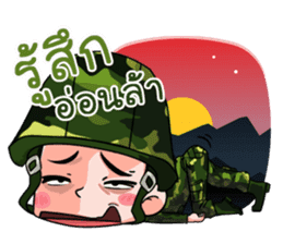 Thai Soldier1 sticker #14415273