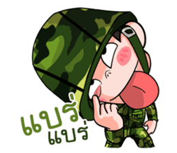 Thai Soldier1 sticker #14415280