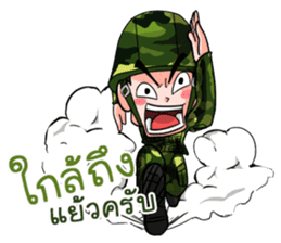 Thai Soldier1 sticker #14415286