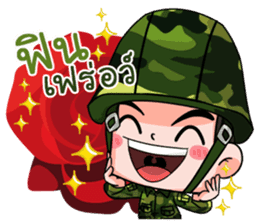 Thai Soldier1 sticker #14415289