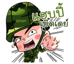 Thai Soldier1 sticker #14415301