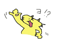 tatsu-neko cat regular-size sticker #14415566