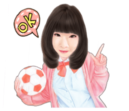 Romance romantic girl sticker #14415960