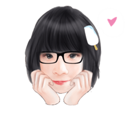 Romance romantic girl sticker #14415964