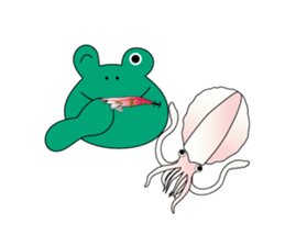 Frog's Egging Story sticker #14415998