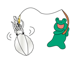 Frog's Egging Story sticker #14416002