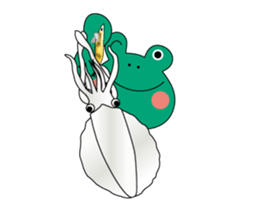 Frog's Egging Story sticker #14416003