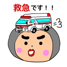 A sticker wearing a unique hat sticker #14416734