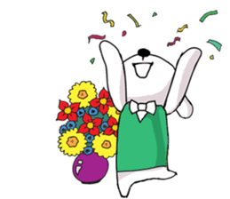 Bandage to Mr. Rabbit sticker #14418334