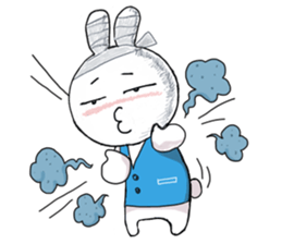 Bandage to Mr. Rabbit sticker #14418337