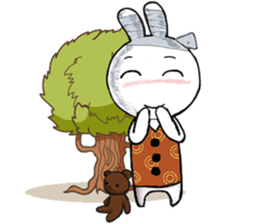 Bandage to Mr. Rabbit sticker #14418344