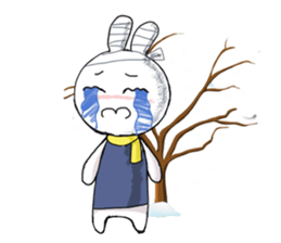 Bandage to Mr. Rabbit sticker #14418349