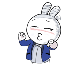 Bandage to Mr. Rabbit sticker #14418350