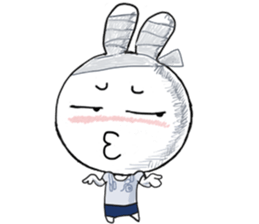 Bandage to Mr. Rabbit sticker #14418355