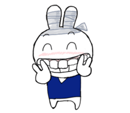 Bandage to Mr. Rabbit sticker #14418361