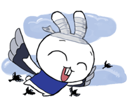 Bandage to Mr. Rabbit sticker #14418364