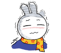 Bandage to Mr. Rabbit sticker #14418369