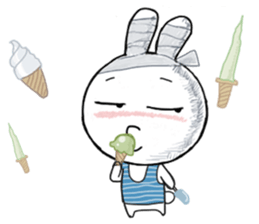 Bandage to Mr. Rabbit sticker #14418371