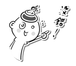 Bonjour boy of Summer Letter sticker #14419346