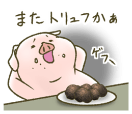 The world of the pig. 3 sticker #14419552