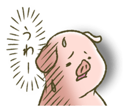 The world of the pig. 3 sticker #14419560