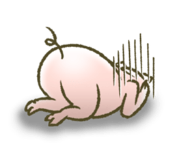 The world of the pig. 3 sticker #14419563