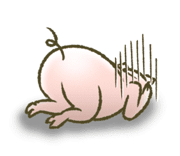 The world of the pig. 3 sticker #14419563