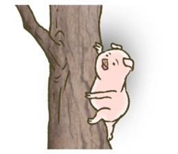 The world of the pig. 3 sticker #14419567