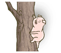 The world of the pig. 3 sticker #14419567