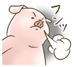 The world of the pig. 3 sticker #14419579