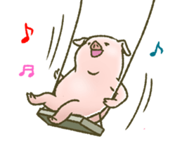 The world of the pig. 3 sticker #14419587