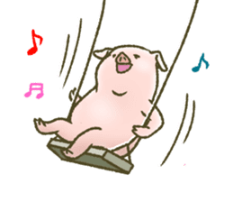 The world of the pig. 3 sticker #14419587